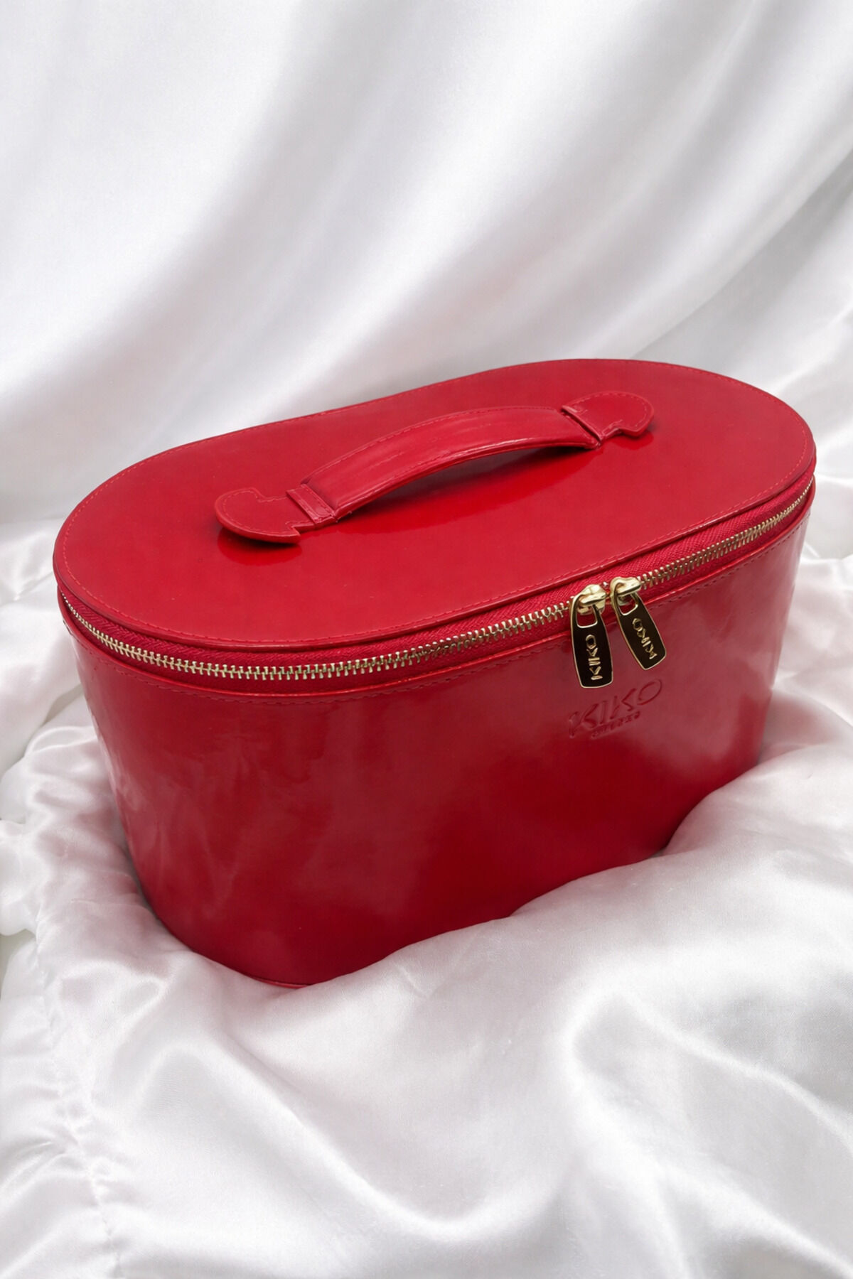 Milano Red Essential Bag Parlak Kırmızı Makyaj Çantası
