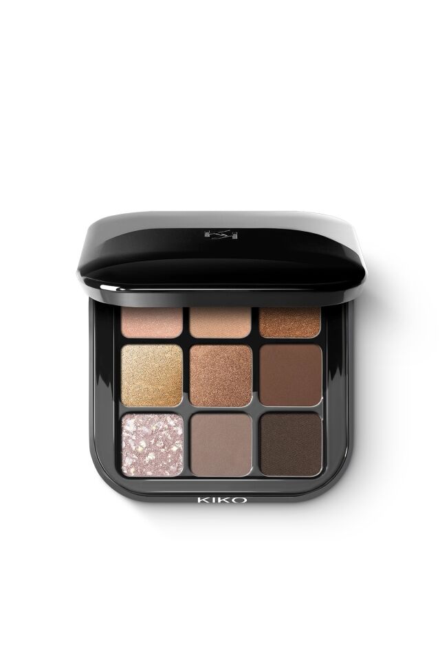 Göz Farı Paleti - New Glamour Multi Finish Eyeshadow Palette - 01 Earth Tones -Yüksek Pigmentli