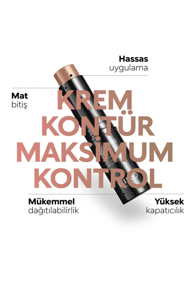 Kontür-Sculpting Touch Creamy Stick Contour-201 Chocolate-Yüz Hatlarını Belirginleştiren Kremsi