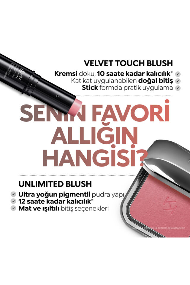 Allık - Velvet Touch Creamy Stick Blush - 07 Natural Rose