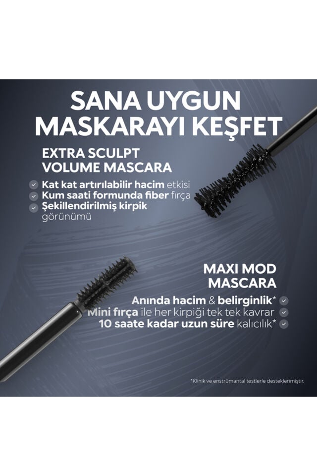 Siyah Maskara - Extra Sculpt Volume Mascara 11 ml 8025272610919